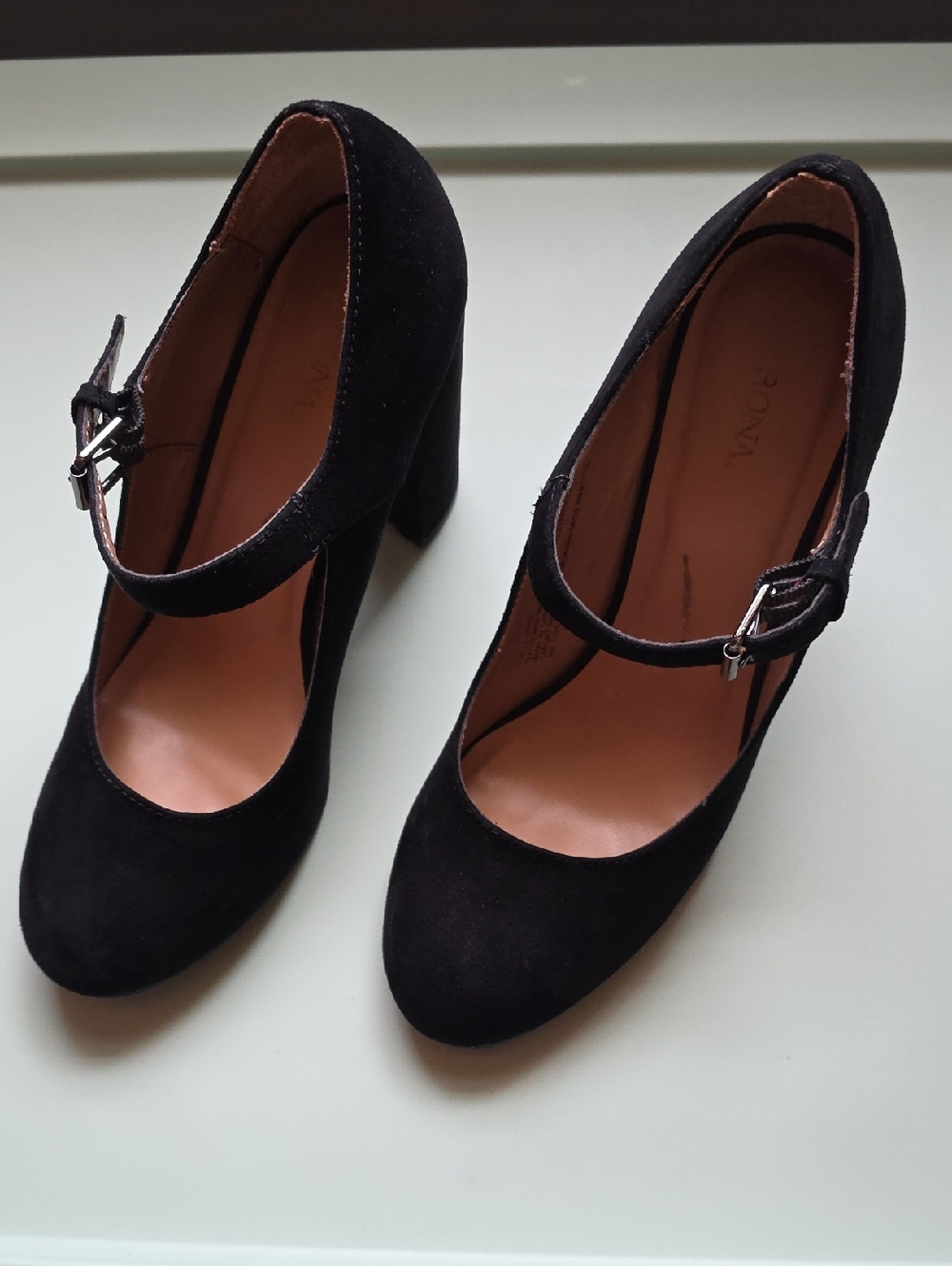 Merona Black "Suede" Heels